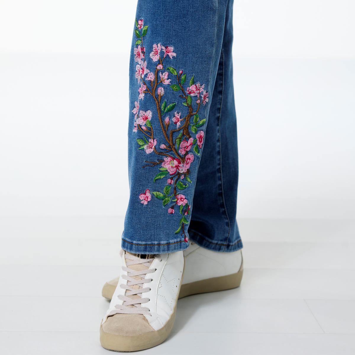 Straight leg jeans